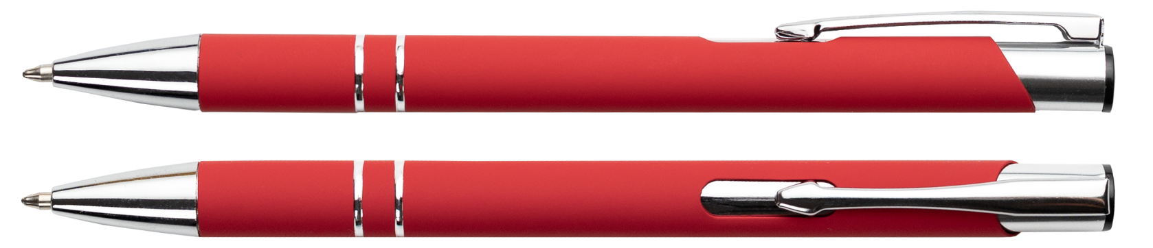 Długopis metalowy COSMO Rubber z Twoim grawerem - 500szt.