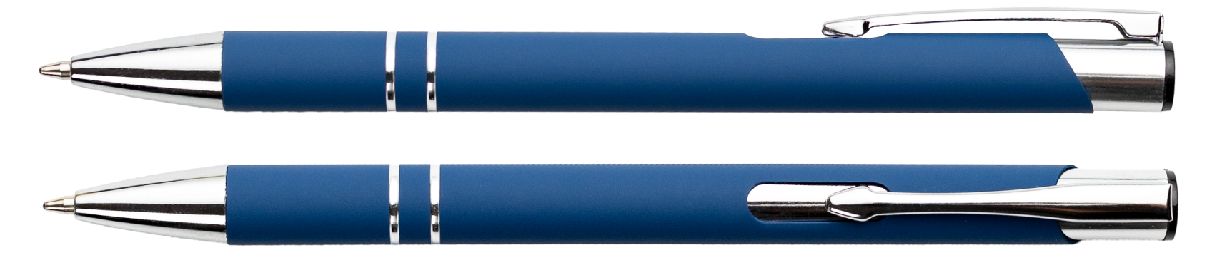 Długopis metalowy COSMO Rubber z Twoim grawerem - 500szt.